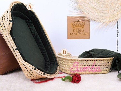Dog bed handmade - handmade, straw