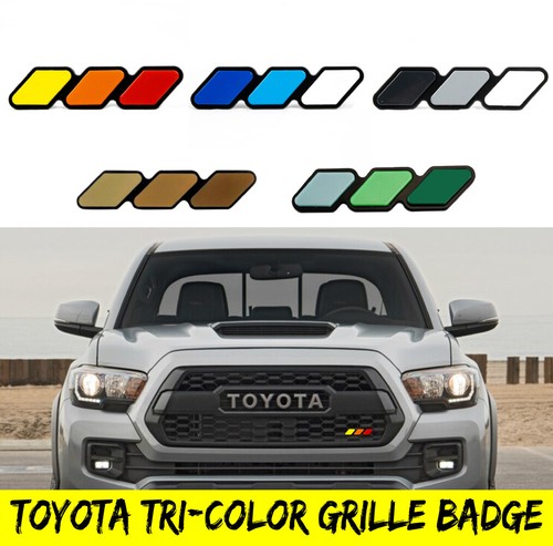 Tri color grille - tri-color, badge