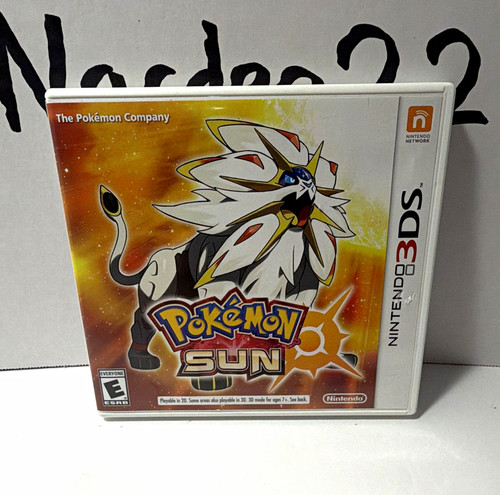 Pokémon sun nintendo - pokémon, 3ds