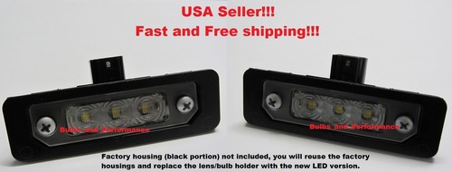 White 6000k led license plate - 6000k,