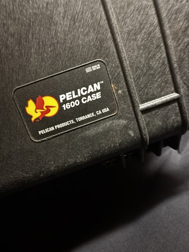Pelican 1600 hard case - 1600, black