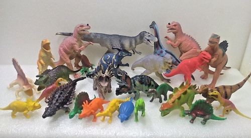 Lot toy dinosaur plastic - 30,
