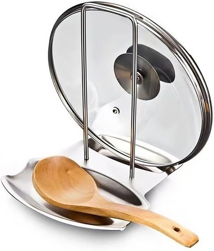 Spoon rest pot - lid, holder