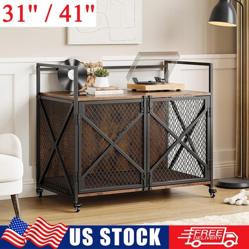 Wooden dog crate - /,