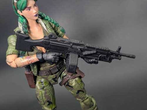 Scale printed m249 - scale, 3d