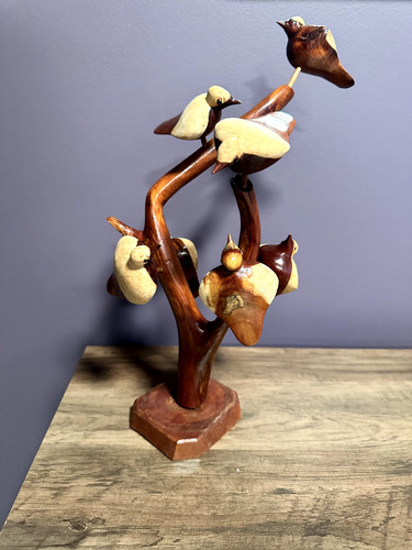 Vtg danish carved wood - danish,