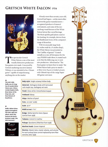 1954 gretsch white falcon - gretsch,