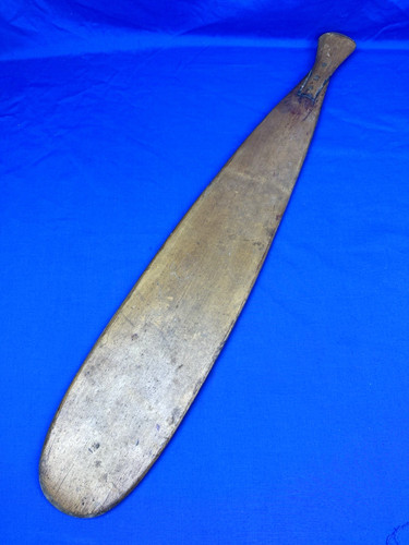 Vintage salvaged canoe paddle - vintage,