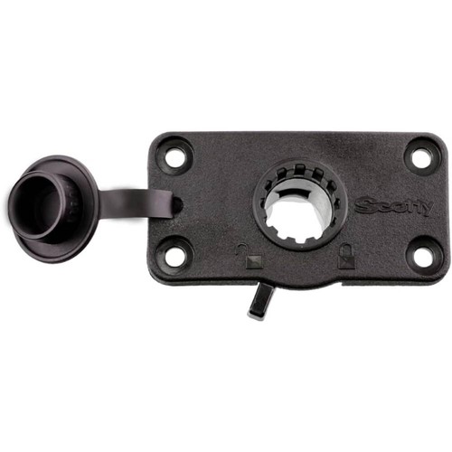 Scotty 244l locking flush - scotty, 244l-bk