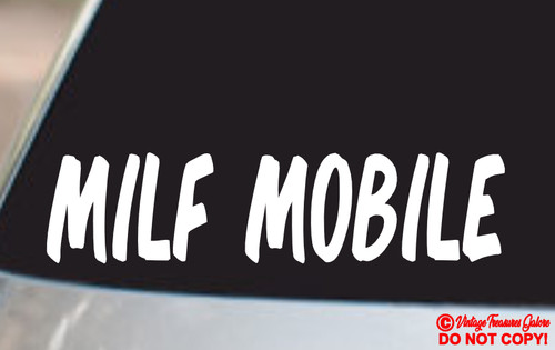 Milf mobile vinyl - mobile, decal