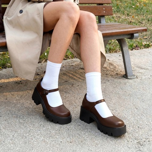 Women mary jane platform pumps - platform,