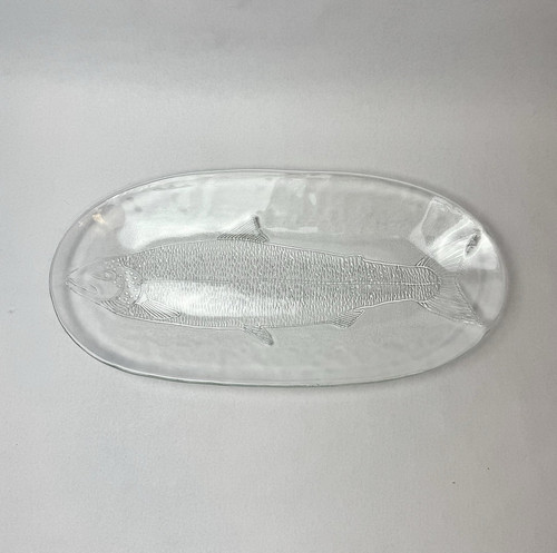 Vintage mcm embossed salmon - embossed,