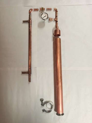 Copper pipe and - 2", fittings