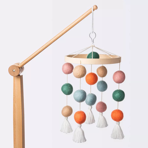 Mobile with round - with, crib