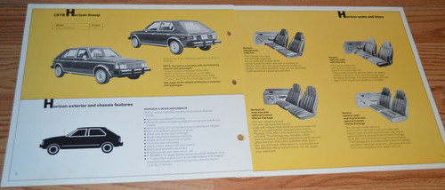 1978 plymouth horizon lineup - 1978,