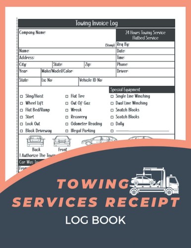 Towing services receipt - towing,
