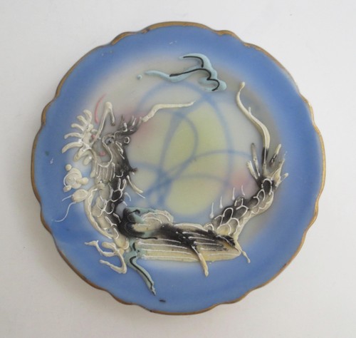 Vintage raised dragon moriage - vintage,