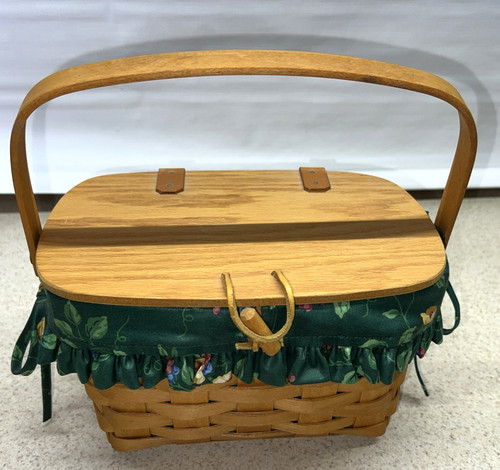 Longaberger 1995 tea basket - longaberger,