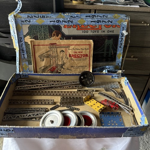 Vintage erector set c - set, a.c