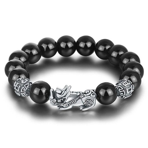 Silver pixiu feng shui black - pixiu,