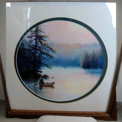 Cyr canoe country art print - country",