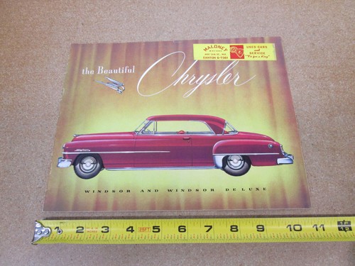 1952 chrysler windsor - chrysler, deluxe