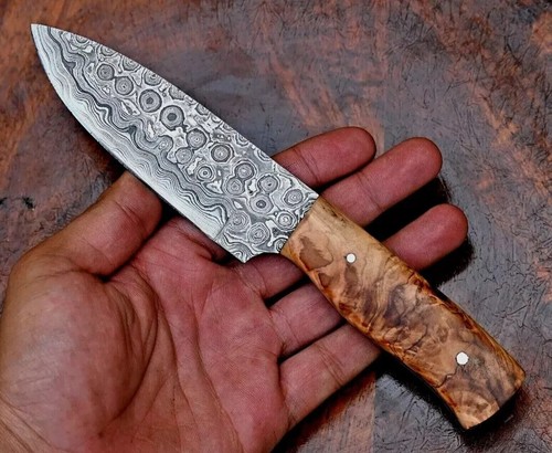 Damascus hunting knife - knife, custom