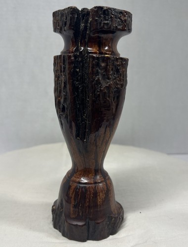 Beautiful vintage turned burl - turned,