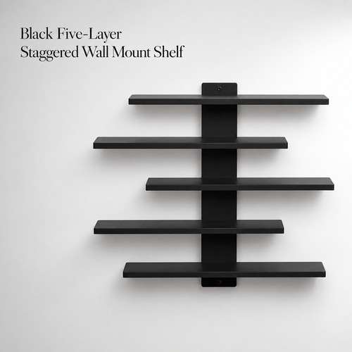 Tier wall shelf modern - 5-tier,