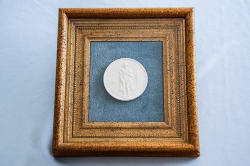 19th century framed plaster - framed,