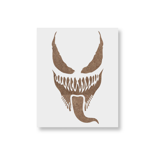 Venom stencil halloween - stencil,,
