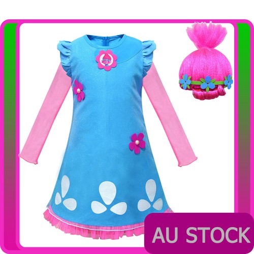 Girls poppy trolls costume - girls, 2