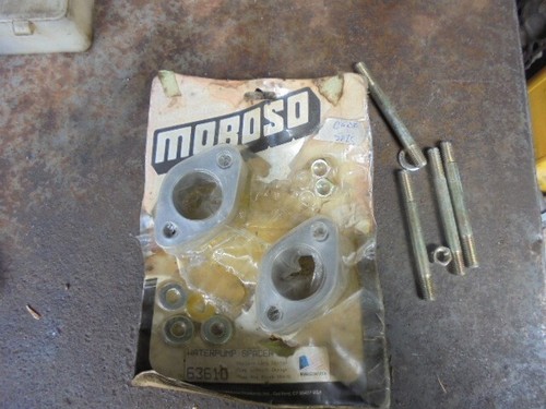 Water pump spacers bbc - spacers, moroso