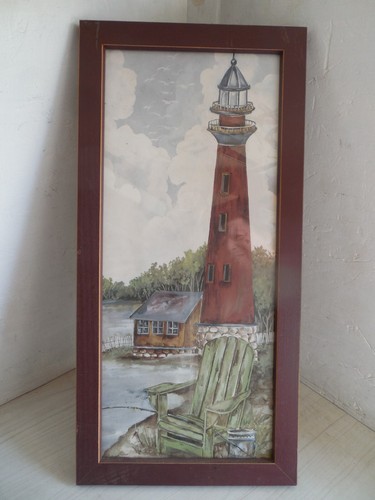 Nautical lighthouse theme wood - nautical,