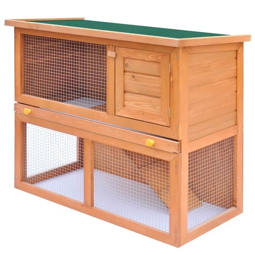 Rabbit hutch wooden solid - wooden,