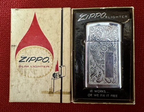 Vintage 1983 slim zippo - vintage,