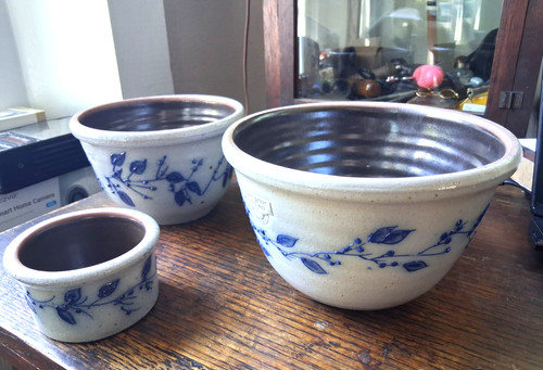 Salmon falls stoneware pottery - stoneware,