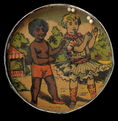 Black boy and girl dancing - girl,