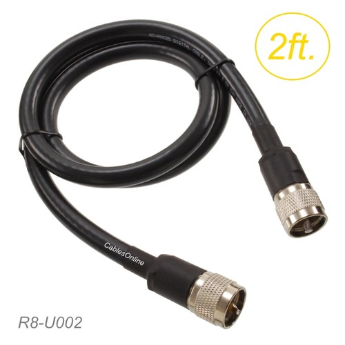 2ft rg8 coax uhf - coax,