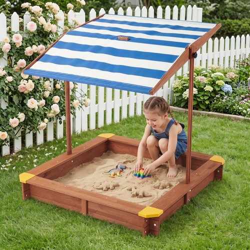 Kids sandbox with cover - sandbox, cover,