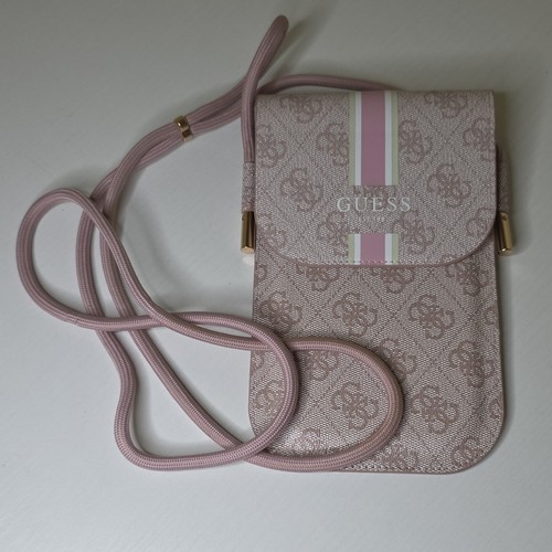 Guess pink crossbody bag - pink,
