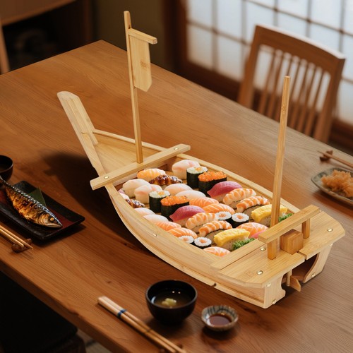 Serving sushi boat tray - serving,
