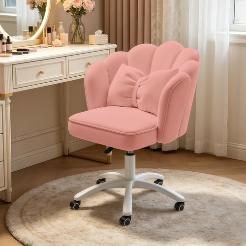 Velvet petal vanity chair with - vanity,