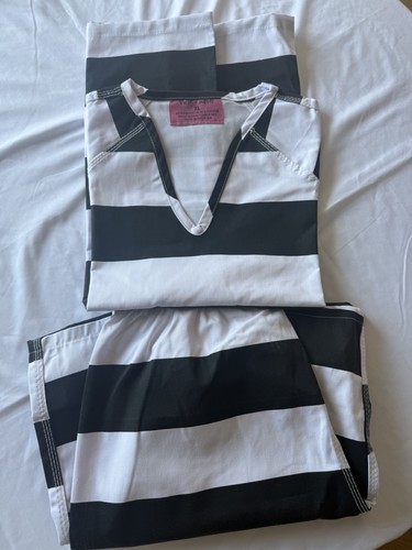 Inmate jail scrubs costume - scrubs,