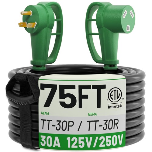 Amp extension cord 75 - rv,