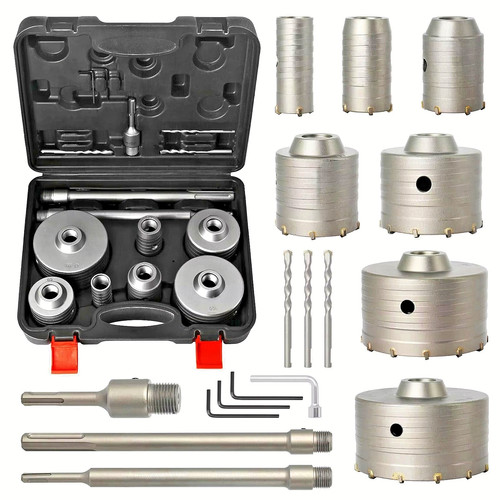 20pcs concrete hole saw kit - hole,