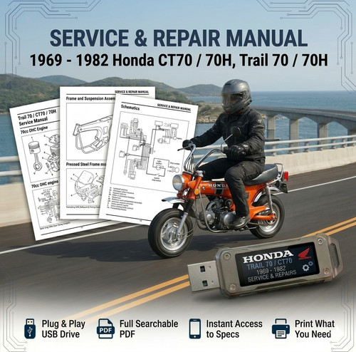 Honda ct70 trail 1974 - honda, 70