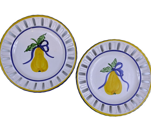 Lot plates hand painted - lot,