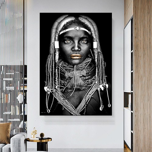 Canvas painting african art - canvas,