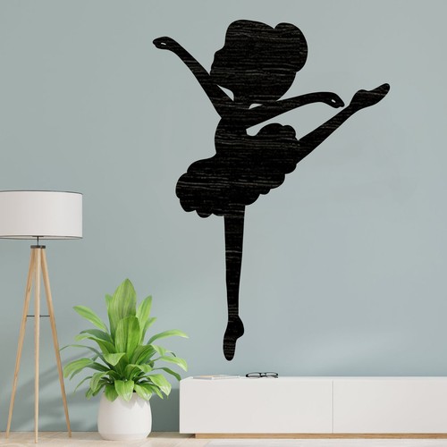 Cute ballerina cut out wood - ballerina,